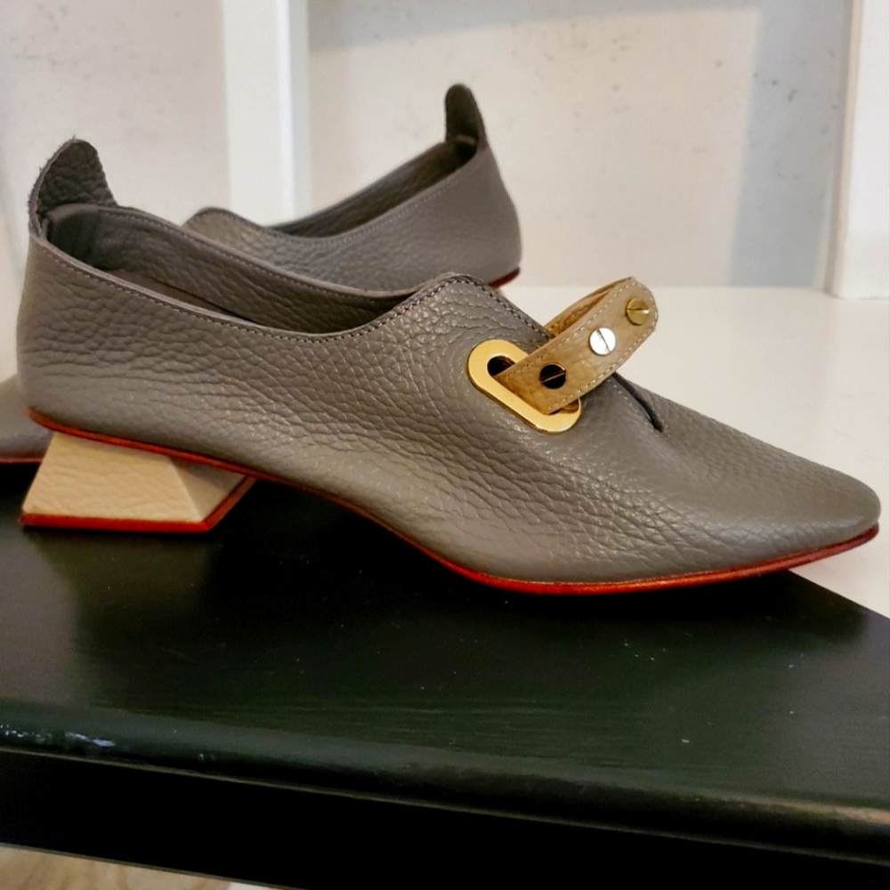 Oyster VOYAGE Heel Taupe Size 37